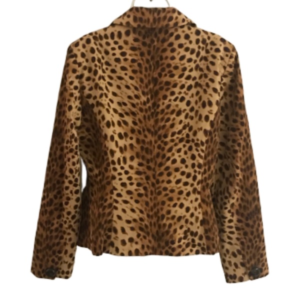 Vintage Jones New York Cheetah Print Blazer - Picture 2 of 4